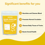 Herbal Detox Tea with Sophora Hawthorn Perilla Cassia 16 Bags for Body Cleansing