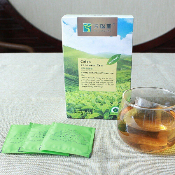 20茶包中国瘦身洗肠茶 Zhong Guo Shou Shen Xi Chang Cha 健康保健草本减肥茶 20茶包中國瘦身洗腸茶健康保健草本