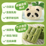 Traditional Pastry Healthy Snack for Office Breakfast Panda Green Bean Cake