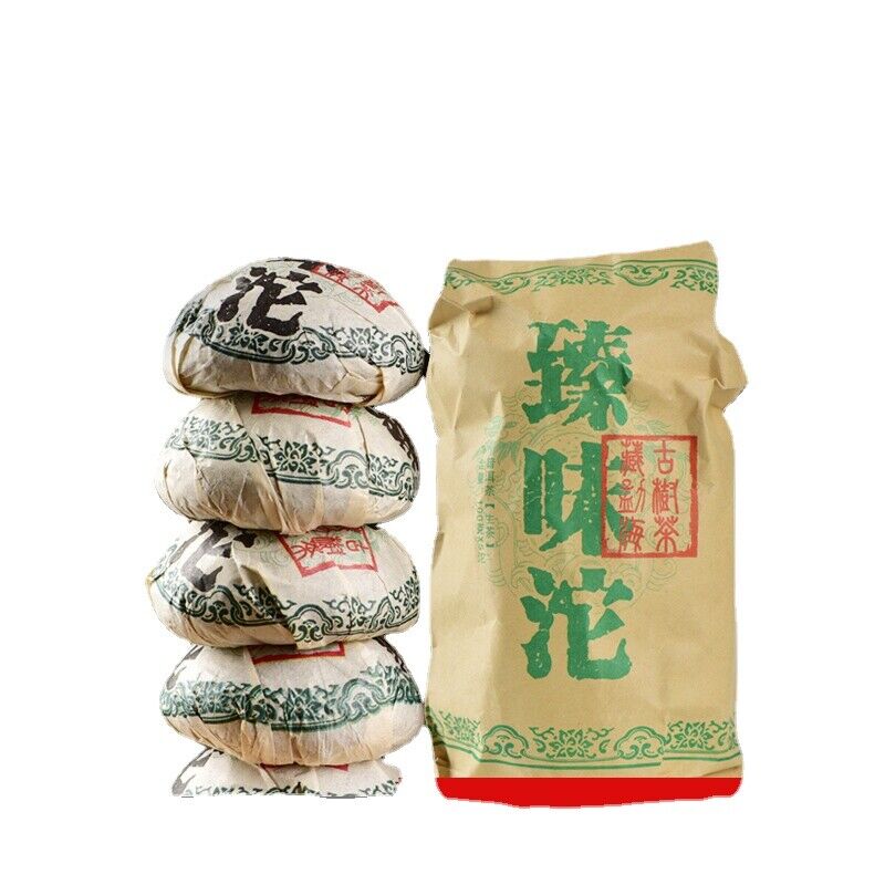 Natural Raw Pu'er Tuocha Top Menghai High Mountain Pu-erh Green Tea 500g/1.1LB