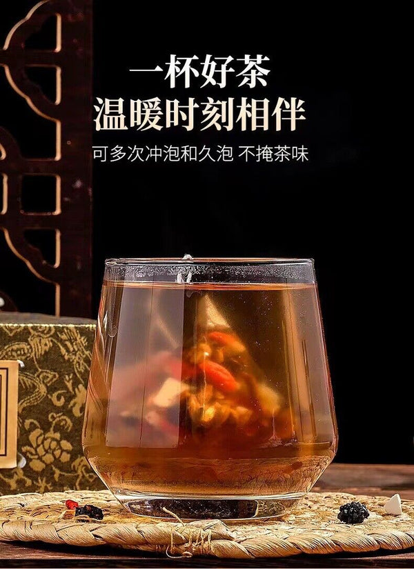 Jujube Seed Poria Cocos Lily Health Herbal Tea Mulberry Goji Berry Combination