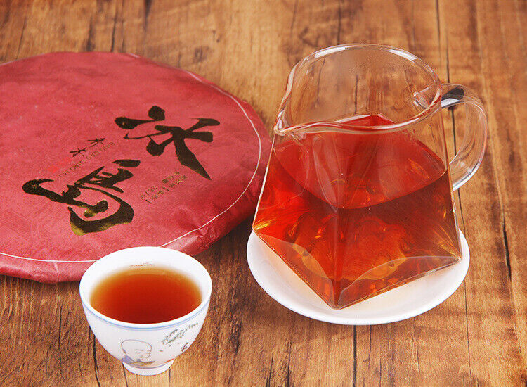 Iceland Jiao Mu Ripe Tea Cake Spring Tea New Tea Pu'er Seven Seed Cake Tea