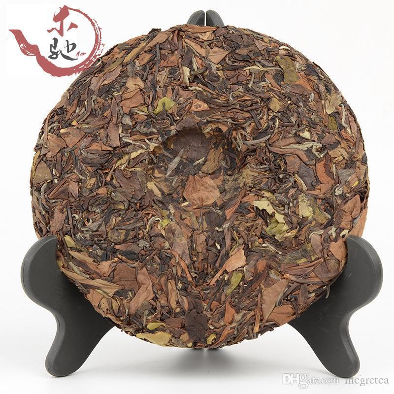 Fuding White Shoumei LaoBaiCha Wild Old White Tea Cake Natural Health Care 300g Secondary image