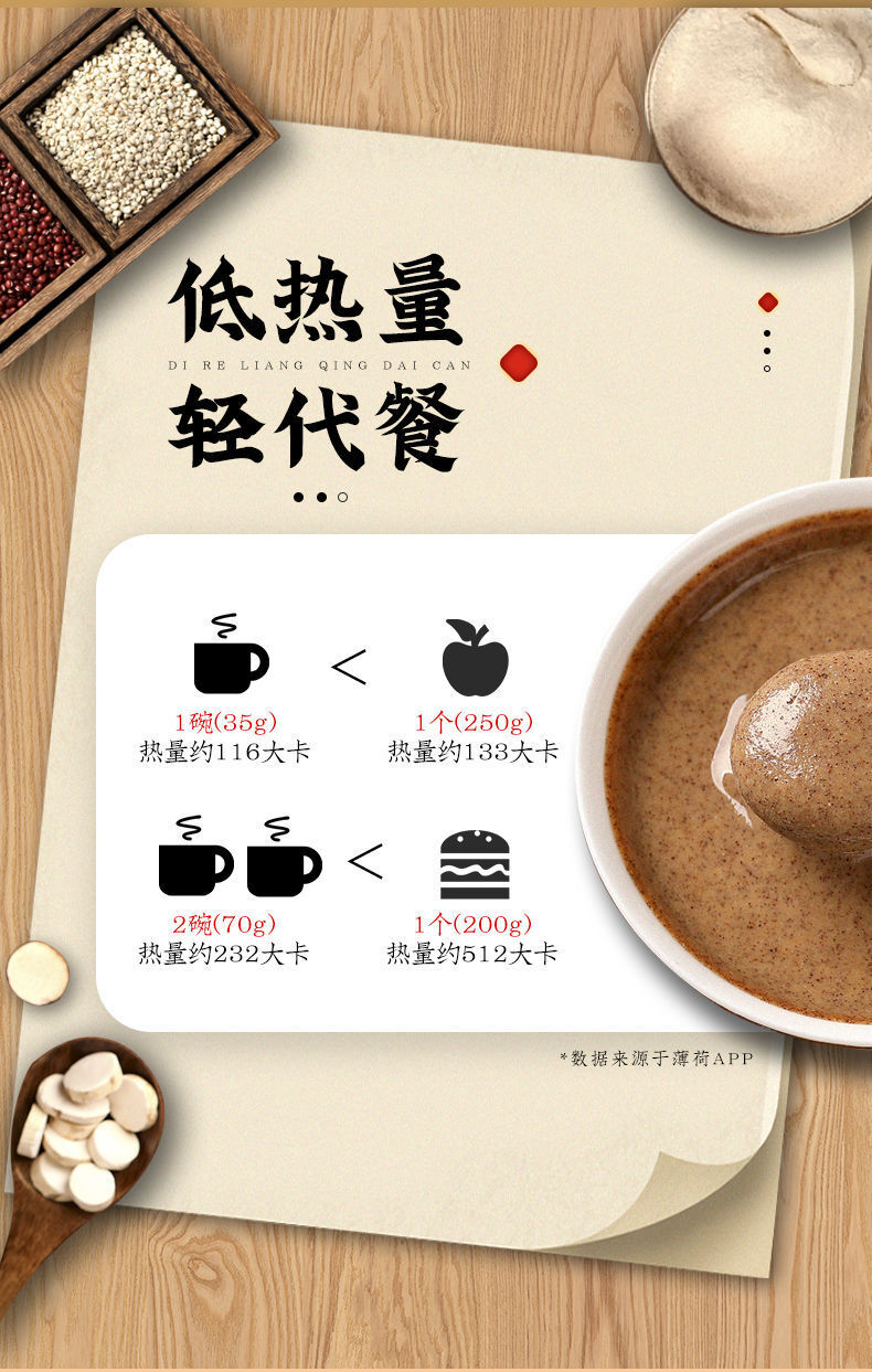 500g Meal Replacement Grain Supplement Red Bean and Job’s Tears Powder