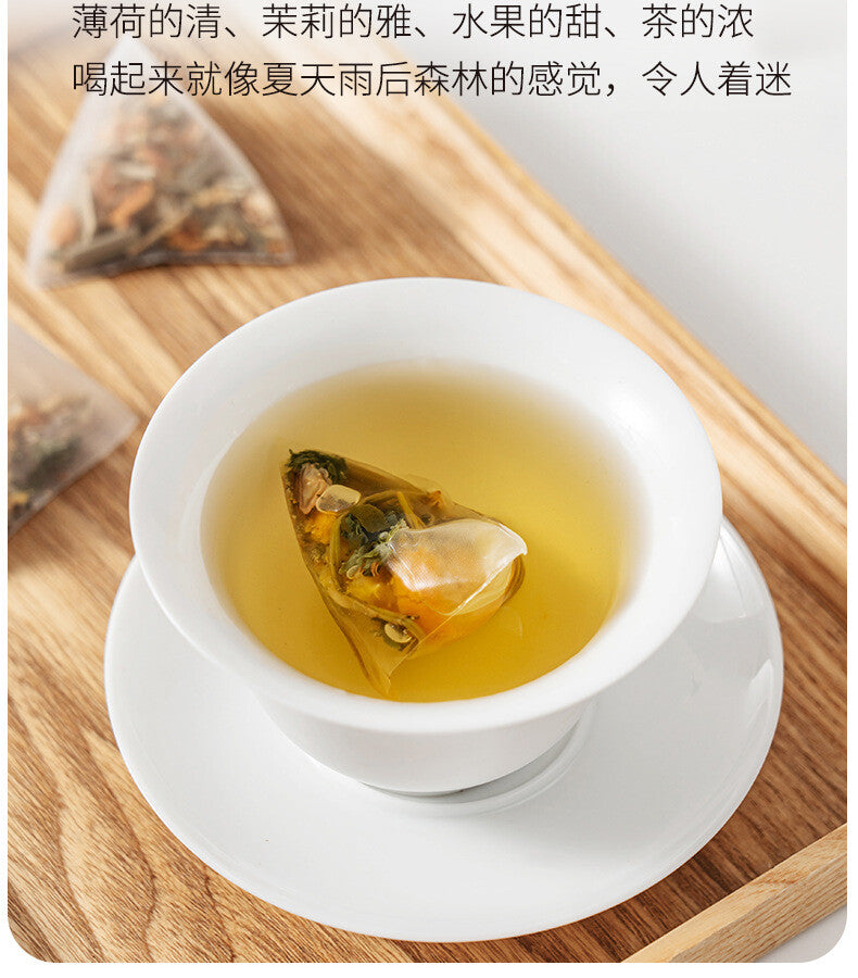 Triple Cleanse Herbal Blend Jasmine Mint Fresh Tea