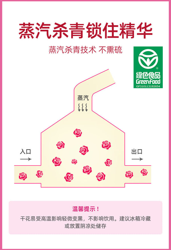 18g Green Food Health Tea Gift Set Authentic Rose Bud Tea  Herbal Tea