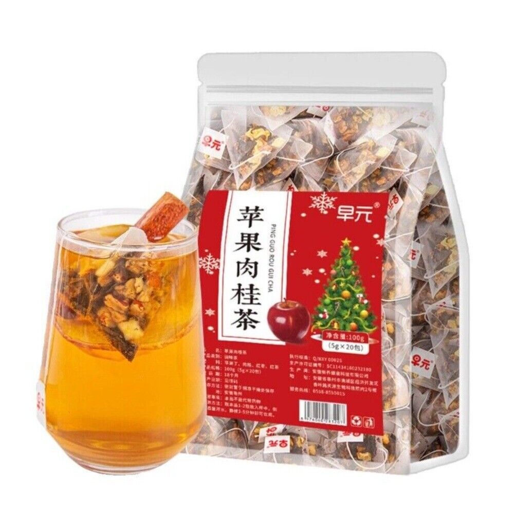 Apple Cinnamon Black Tea Bags Winter Spiced Drink Infusion Women's Wellness Main image