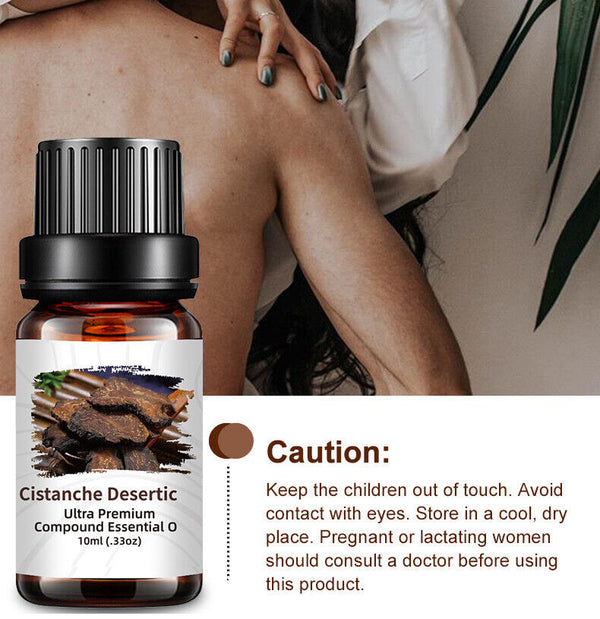 10ml Cistanche Deserticola Men's Health Care Massage Oil, Herbal Essential Oil