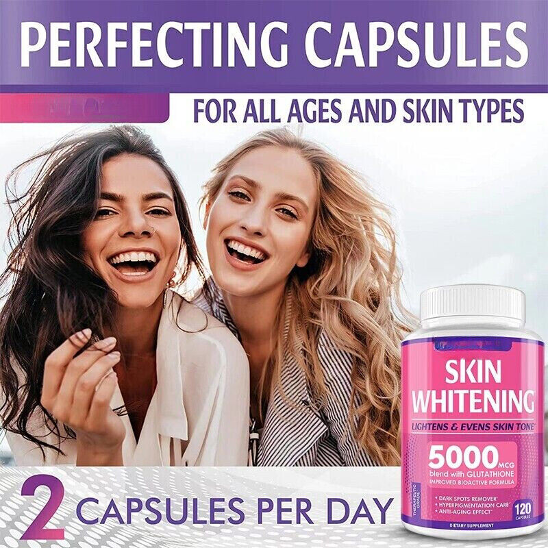 Skin Whitening Capsules - L-Glutathion - Aufhellung, Antioxidans, Anti-Aging