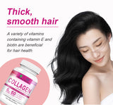 Collagen Vitamin C Biotin Tablets for Healthy Skin Hair Nail 60tablets/bottle