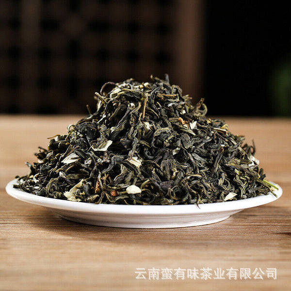 500g Jasmine tea new tea flower tea two leaves strong jasmine drifting snow