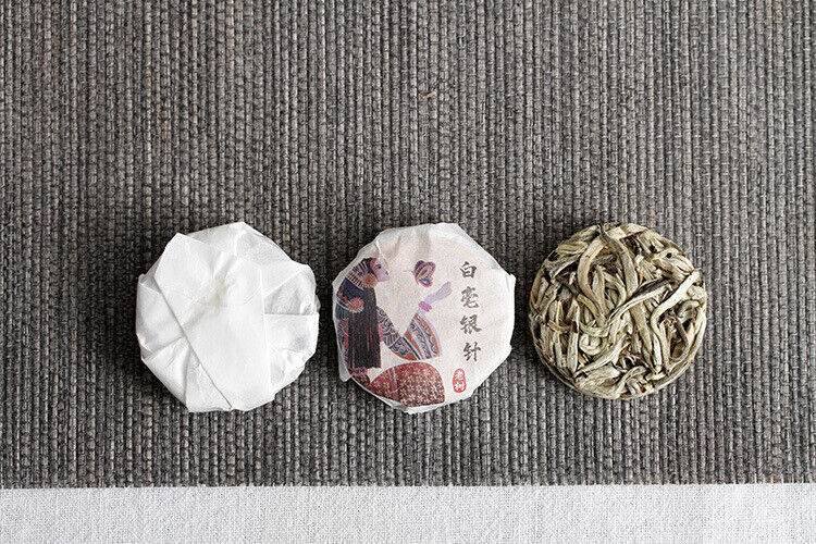 500g Yunnan Pu'er Tea Pressed White Hairs Silver Needle Small Cakes Mini Tuo Tea