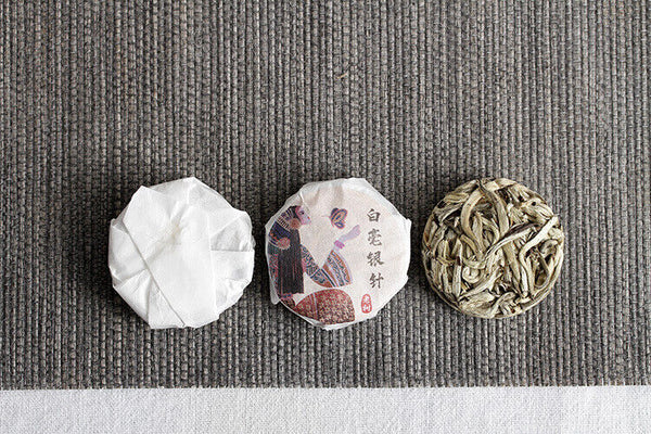 500g Yunnan Pu'er Tea Pressed White Hairs Silver Needle Small Cakes Mini Tuo Tea