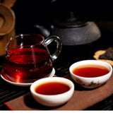 357g Ripe Pu-erh Heaven Earth Menghai Royal Golden Buds Top Old Arbor King Tea