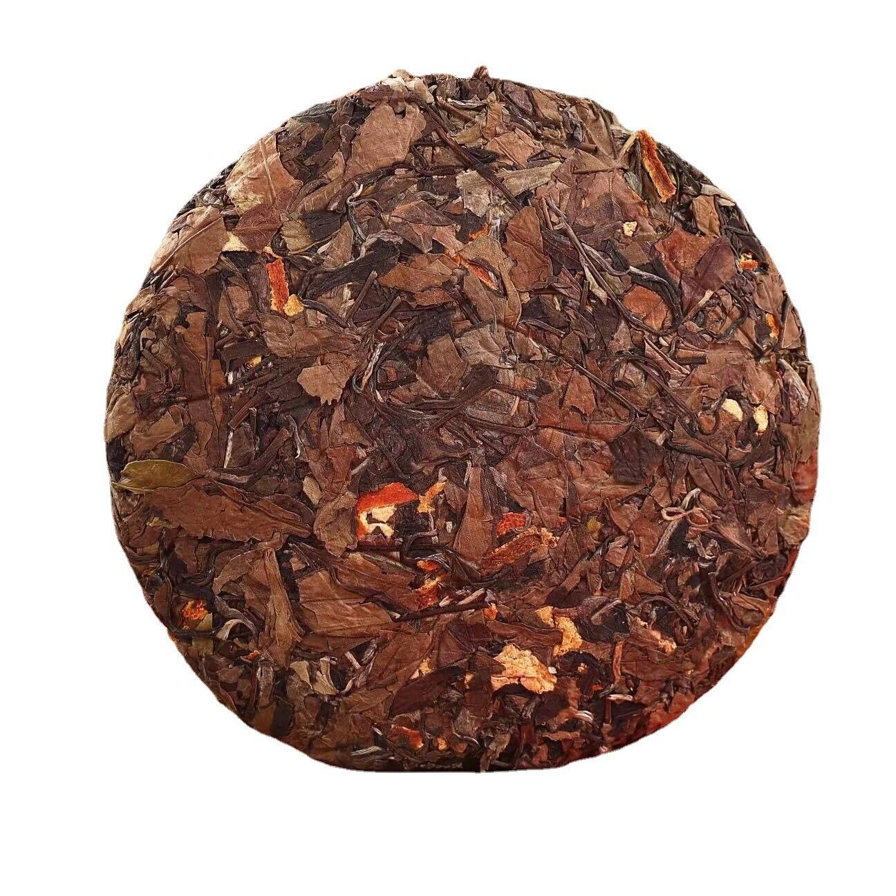 350g fuding alpine old white tea cake aged white tea tightly pressed shoumei tea Secondary image