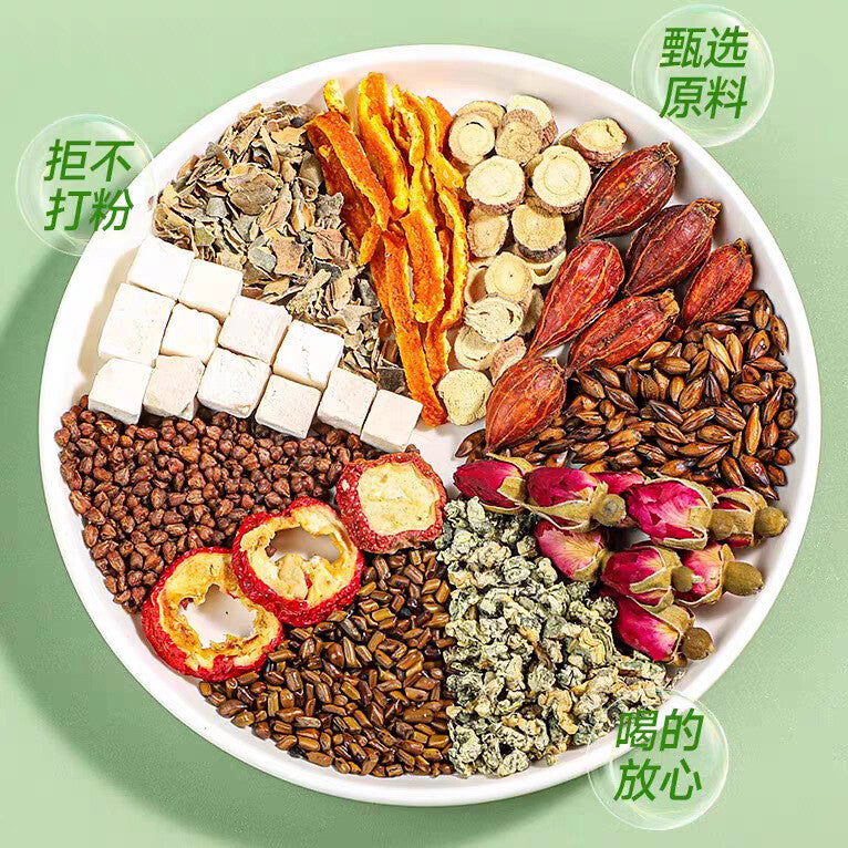 Reduction Herbal Tea Olive Fruit & Winter Melon Tea with Lotus Leaf Belly Fat
