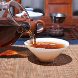 357g Yunnan Pu'er Tea Imperial Seal Cooked Tea Big Leaf Tea Cake