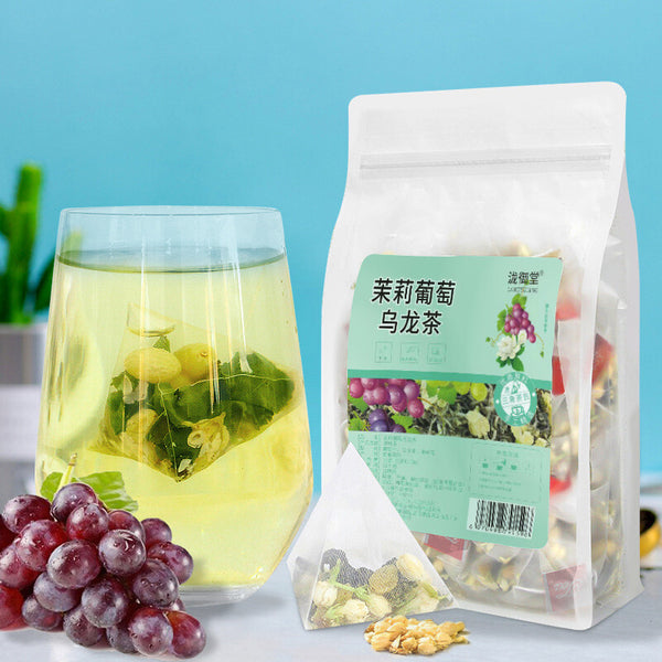 Jasmine Grape Oolong Tea Cold Brew Triangle Bags Fruity Floral Herbal Blend