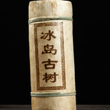 Yunnan Puerh Raw Tea 500g, Iceland Ancient Trees, Mini Bamboo Tube Raw Tea