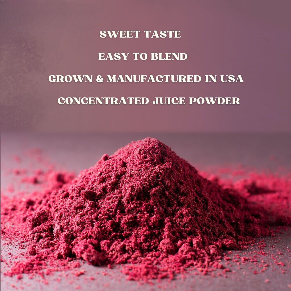 Beet Root Juice Powder Organic 3.53oz Grown and Made In USA