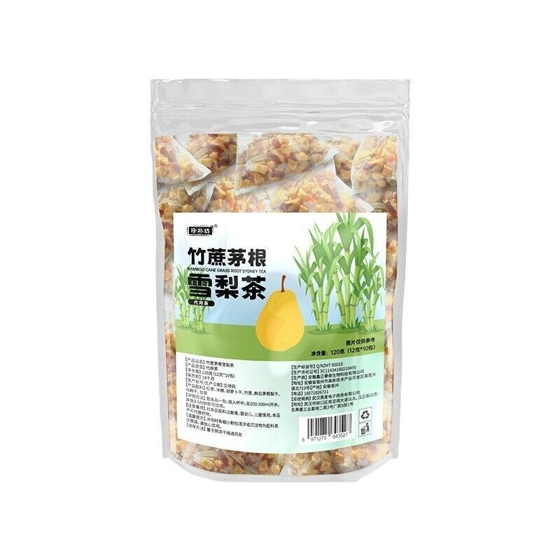 Horseshoe bamboo cane water triangle tea bag Maogen Sydney tea,  herbal tea