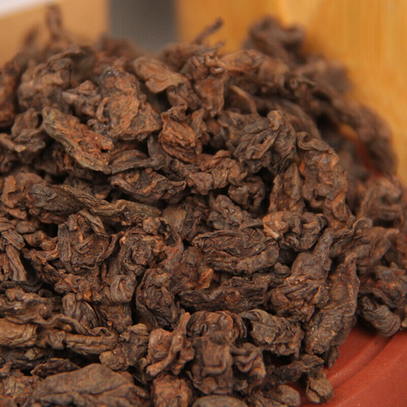 200g Yunnan Mini Old Ripe Puer Tea 2018 Muzhi Pearl Lao Cha Tou Shu Puer Tea