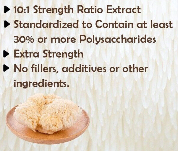 Lion's Mane Mushroom Powder Pure Extract 8.8oz