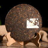 Abnehmen 357g Gelber Siegel Puerh Gekochter Tee Kuchen Gesundheit Schwarzer Tee