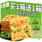Zero Fun Scallion Soda Biscuits Scallion Flavor Salty Comb Cake Snacks