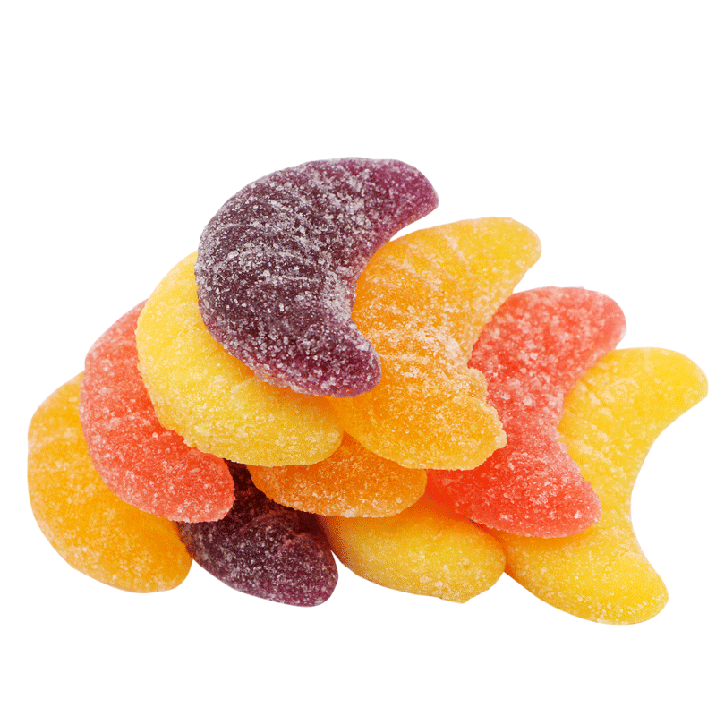 500g New Year Snack Bulk Orange Slice Gummies Fruit Flavor Mixed Soft Candy