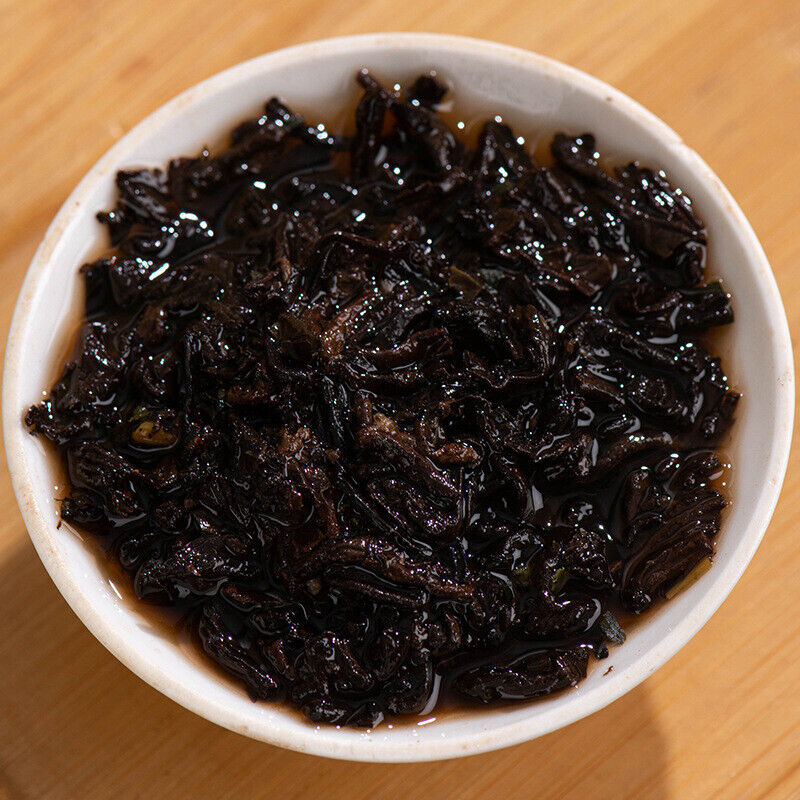 357g Organic Puerh Ripe Tea Yunnan Menghai Tea Cake Healthy Drink