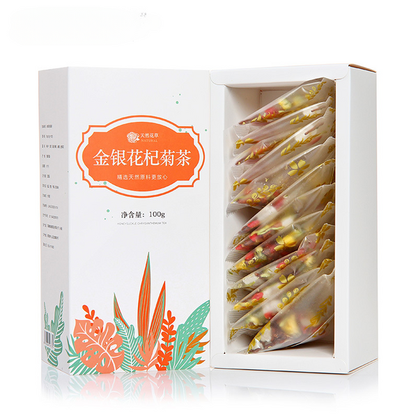 Honeysuckle chrysanthemum tea stay up late tea herbal tea flower tea combination