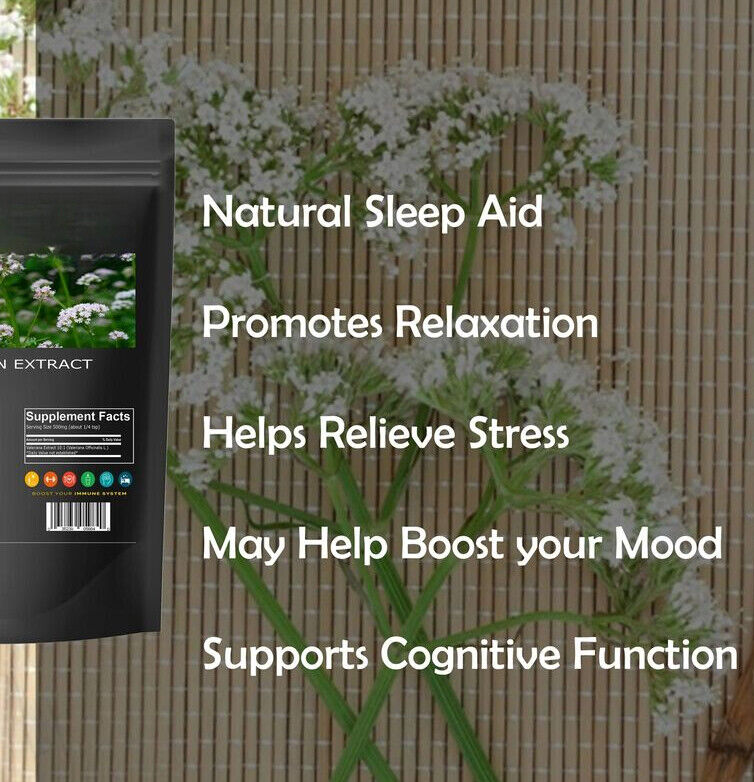 Valerian Root Extract Powder 10:1 Extract 17.6 oz. Sleep Aid Herbal Supplement Secondary image