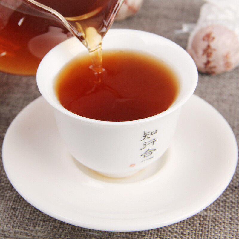 Glutinous Rice Fragrance Puerh Ripe Tea Dragon Pearl 500g Puerh Tea Tuocha