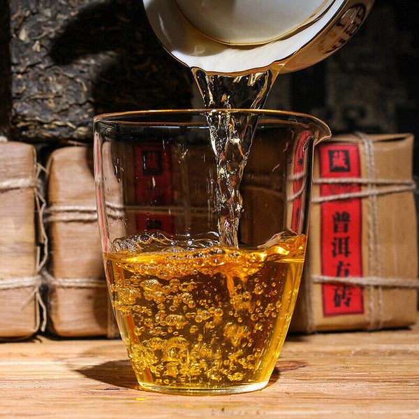 Natural Yunnan Pu'er Raw Tea Brick 500g Pu'er Raw Tea Brick Healthy Drink
