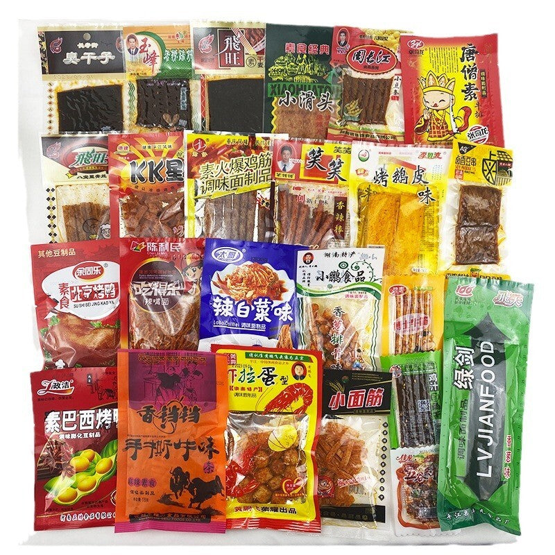 Chinese Specialty Snack Gift Pack - Spicy Strips & Childhood Favorites
