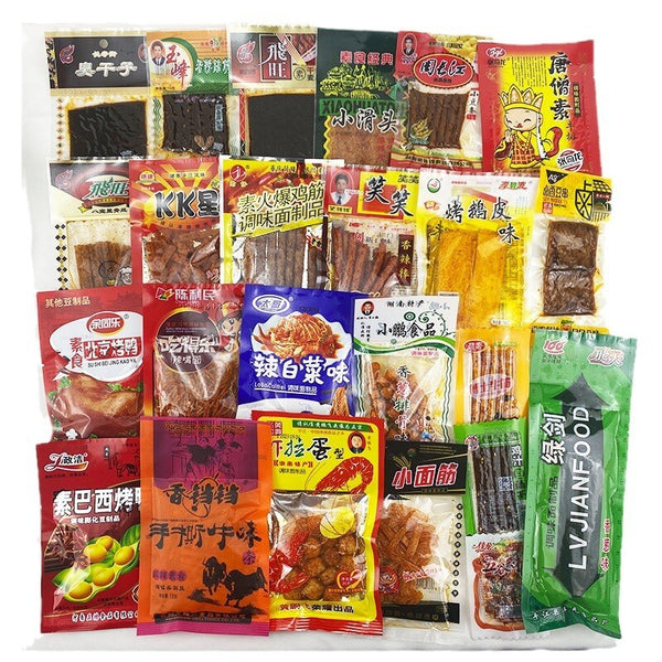Chinese Specialty Snack Gift Pack - Spicy Strips & Childhood Favorites