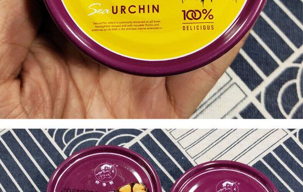 Ready-to-Eat Canned Sea Urchin (120g) – Perfect for Delicious Sashimi Dishes