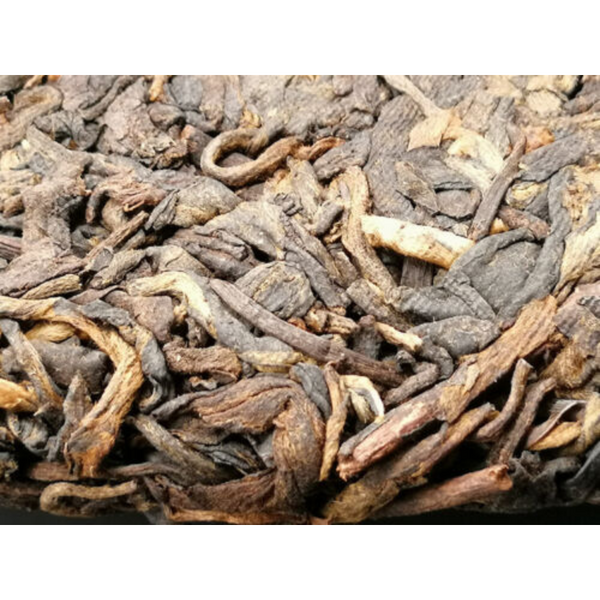 Tea Puerh Tea Cake Ripe Puer Cooked 357g Yunnan Tong Qing Hao Yiwu Mt. Old