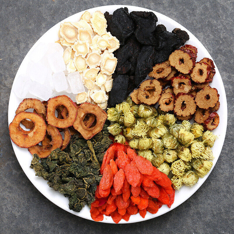 Ecology Ginseng Eight Treasure Tea Shanzha Taiju Hongzao Huangjing Gouqi Tea120g Main image