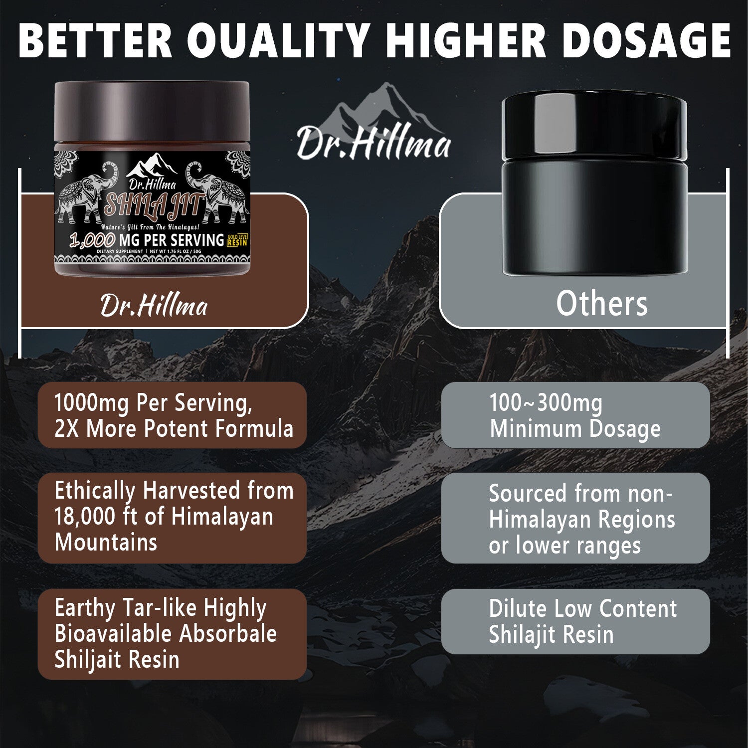 Natural Shilajit Resin Shilajit 1000MG PER SERVING Secondary image
