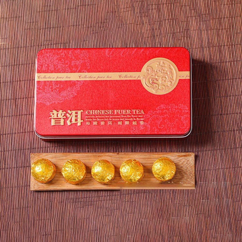 70g Mini Tea (Red Box) Yunnan Pu'er Tea Premium Fragrant Xiaotuo Ripe Tea