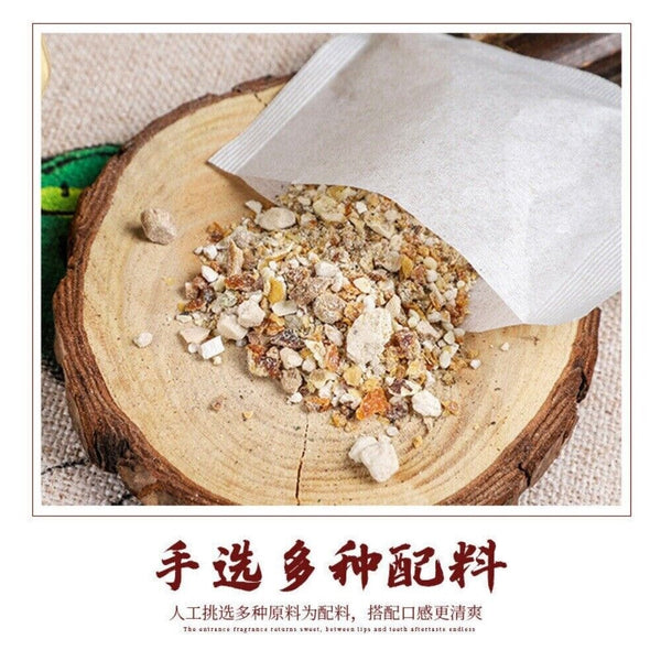 Poria Tangerine Peel Lima Bean Euryale Herbal Tea Bags Natural Digestive