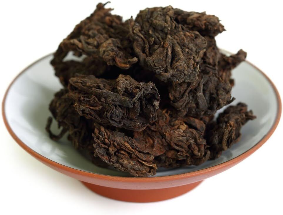 Puerh Tea Cake 250g / 8.8oz Year Ripe/Shu Supreme Aged Natural -Tuocha Head
