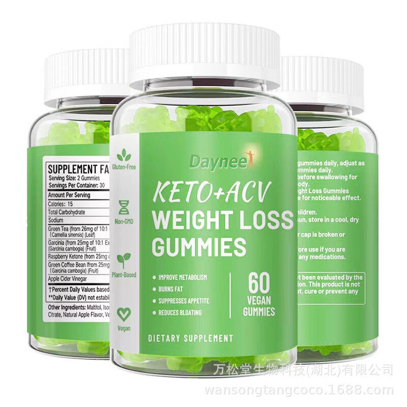 KETO+ACV weight loss Gummies slimming product burns fat