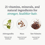 Premium Women’s Balance Hair Growth Supplements - Ages 45 and up - NEW-