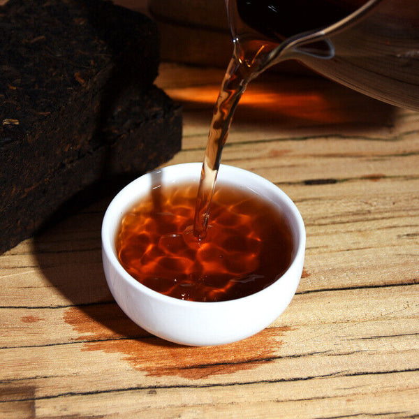 Yunnan Puerh Tea Ripe Tea Brick Tea Yiwu Tea Brick 500g/1.1lb