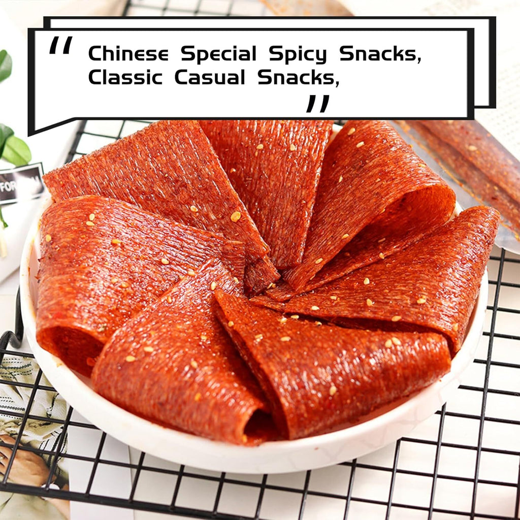 Spicy Strip Small Gluten Latiao Snack Food - Chinese Special Vegan Spicy Flavour