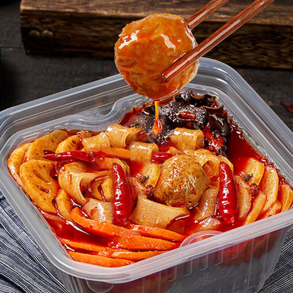 Instant Hot Pot Self Heating Snack Convenience Spicy Noodle Rice Bowl Gourmet