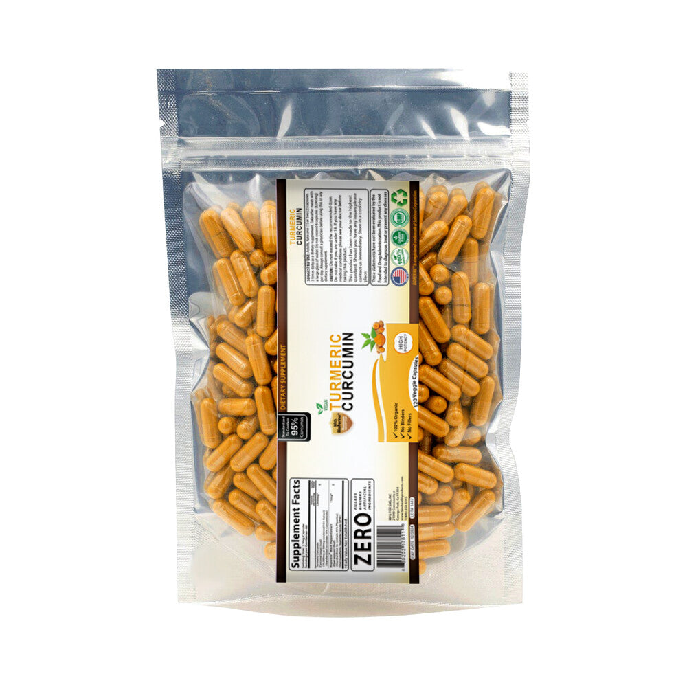 TURMERIC BLACK PEPPER 95% CURCUMIN ANTIOXIDANT 10,000mg EXTRACT 2X 60 CAPSULES Main image